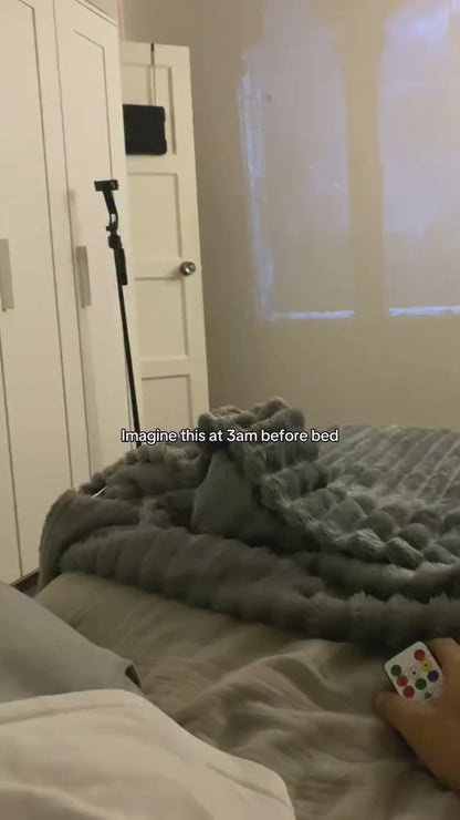 Patronics beem 440 Smart LED Projector with 4k Resolution, Rotatable Design, Built-in Streaming Apps (Netflix, Prime Video, Hotstar), 2000 Lumens, Screen Mirroring, 3 Watts Speaker (White)