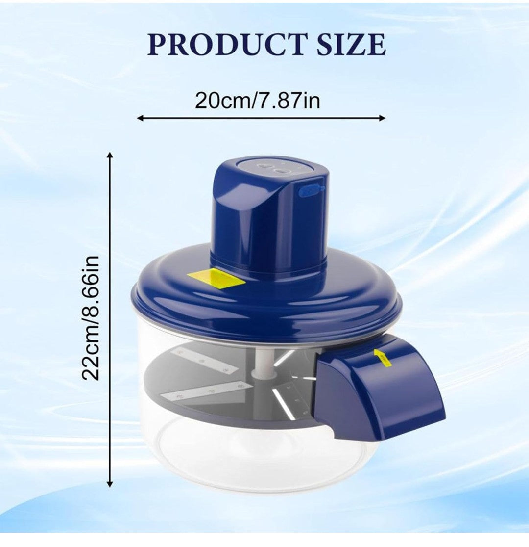 Electric Fruit & Vegetable Peeler Machine – One-Touch Automatic Peeling & Cutting for Effortless Kitchen Preperations ||