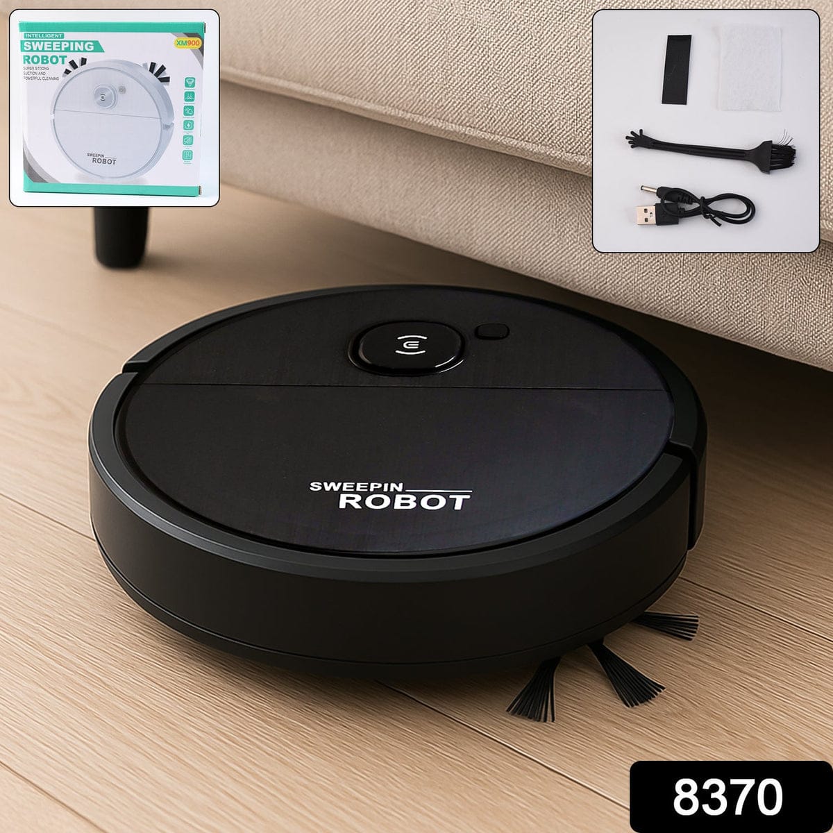 FENZCART Smart Sweepin™ Robot Vacuum – Auto-Cleaning, Silent, and Powerful Home Cleaner
